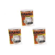 Kit C/3 - Fita Dupla Face Papel Branco Adelbras 12X30M Kit C/3 - Fita Dupla Face Papel Branco Adelbras 12X30M
