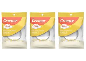 Kit c/ 3 Fitas para fraldas Cremer Luxo branca (19mm X 20 m)