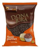 Kit c/ 3 Flocos Macio Chocolate Confeito P/doces Finos E