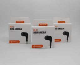 Kit c/ 3 Fones de Ouvido Pmcell Intra - Auricular c/ botão de Pausa