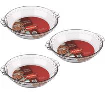 Kit c/3 Forma Assadeira Filetada Grande 1,6L Marinex Nadir Kit c/3 Forma Assadeira Filetada Grande 1,6L Marinex Nadir