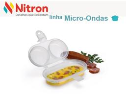 Kit C/ 3 Forma Para Ovos E Omelete Para Microondas Nitron Ref.146