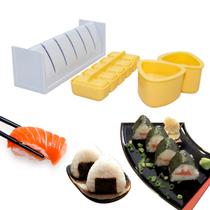 Kit C/ 3 Formas Culinária Japonesa Molde Oniguiri Sushi