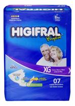 Kit c/ 3 Fraldas geriatrica adultos descartaveis Higifral