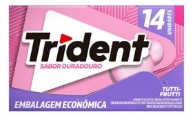 Kit c/ 3 Goma de mascar Trident tutti frutti 25.2g