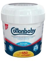 Kit c/ 3 Hastes Flexiveis Cottonbaby Pote 150un Kit c/ 3 Hastes Flexiveis Cottonbaby Pote 150un