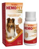 Kit c/3 Hemopet Gold 30ml Suplemento Vitamínico