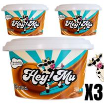 Kit C/3 Hey Mu Doce De Leite Cremoso Zero Adição De Açucar 250g Fitness Kit C/3 Hey Mu Doce De Leite Cremoso Zero Adição De Açucar 250g Fitness