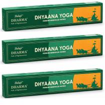 Kit c/ 3 Incensos Dharmayoga Dhyaana 15g Original Aroma Relaxante Top Kit c/ 3 Incensos Dharmayoga Dhyaana 15g Original Aroma Relaxante Top