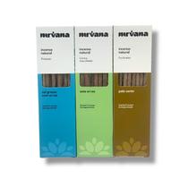 Kit c/ 3 Incensos Nirvana - Palo Santo, Sal Grosso e 7 Ervas Kit c/ 3 Incensos Nirvana - Palo Santo, Sal Grosso e 7 Ervas