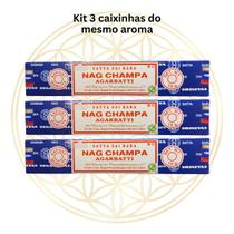 KIT C/3 Incensos Premium de Massala Indiano Satya Varetas