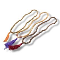 Kit c/3 - Japamala Simples Madeira 108 Contas Diversas