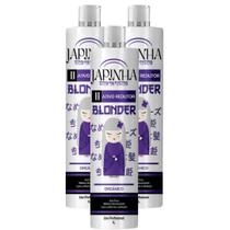 Kit C/3 Japinha Blonder Original Máscara 1L