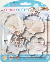 Kit c/ 3 Kit Forma De Biscoito C/4 Kit c/ 3 Kit Forma De Biscoito C/4