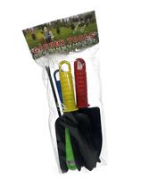 Kit c/ 3 Kit Jardinagem C/4 pecas 01 Pazinha larga 01 Kit c/ 3 Kit Jardinagem C/4 pecas 01 Pazinha larga 01