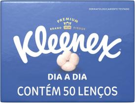 Kit c/ 3 Kleenex Lenco De Papel Box - 50 Lencos
