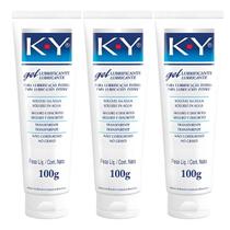 KIT C/3 KY Original Gel Lubrificante 100g