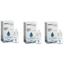 Kit C/3 Lacrivision Colírio 10mL Carmelose Sódica 5mg/mL Lubrificante Ocular