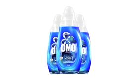 Kit c/ 3 Lava Roupas Líquido Omo Ciclo Rápido 750ml