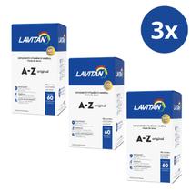 Kit C/3 Lavitan AZ Homem Cimed 60 Comprimidos Cada caixa Total 180 Comprimidos