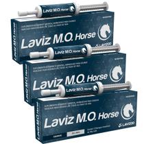 Kit c/ 3 Laviz MO Horse 2x40g Lavizoo Suplemento de Vitaminas para Equinos