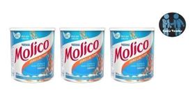 Kit C/3 Leite Em Pó Molico Zero Lactose Nestlé 260g