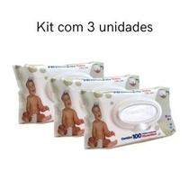 Kit C/3 Lenços Umidecidos Personalidade Total Care Bebe 100 Toalhinhas Cada Kit C/3 Lenços Umidecidos Personalidade Total Care Bebe 100 Toalhinhas Cada