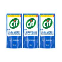 Kit C/3 Limpa Vidro Cif Refil 450ml Kit C/3 Limpa Vidro Cif Refil 450ml
