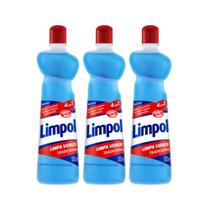 Kit C/3 Limpa Vidros Limpol 4 Em 1 Tradicional Squeeze 500ml Kit C/3 Limpa Vidros Limpol 4 Em 1 Tradicional Squeeze 500ml