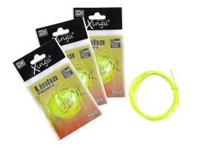 Kit C/ 3 Linhas Para Ponteira Xingu 1.5mm - 2 Metros