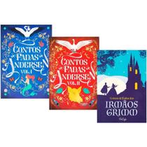 Kit c/3 livros contos de fadas - irmãos grimm e andersen Kit c/3 livros contos de fadas - irmãos grimm e andersen