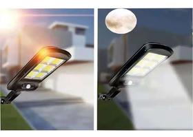 Kit c/3 Luminária Solar Led Parede Refletor 128 Leds Sensor Controle Kit c/3 Luminária Solar Led Parede Refletor 128 Leds Sensor Controle