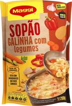 Kit c/ 3 Maggi Sopao Galinha Com Legumes Sache 200g