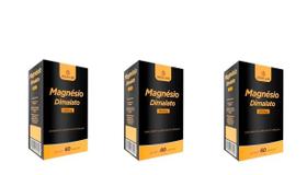 Kit C/3 Magnésio Dimalato 500Mg C/60 Cápsulas - Gold Lab