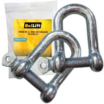 Kit C/ 3 Manilha Reforcada Galvanizada 16mm Beltools