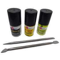 Kit C/3 Maravilhosos Fortalecedor De Unhas Concretão/Casco de Cavalo e Melaleuca Com 2 Instrumentos Kit C/3 Maravilhosos Fortalecedor De Unhas Concretão/Casco de Cavalo e Melaleuca Com 2 Instrumentos
