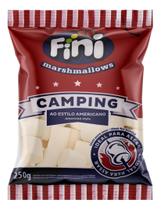 Kit c/ 3 Marshmallow Baunilha Camping Fini Pacote 250g