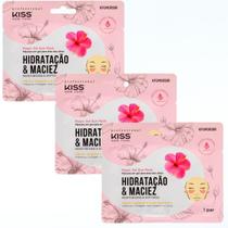 Kit c/3 Máscara De Gel Para Olhos Kiss New York Hidratação E Maciez