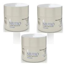 Kit c/ 3 Máscaras Neutro 250g HAIR EXTRATTUS Kit c/ 3 Máscaras Neutro 250g HAIR EXTRATTUS