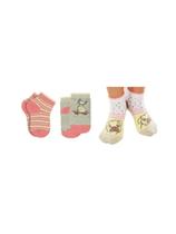 Kit C/3 Meia Lupo Infantil 2680 menina 28 a 31 Algodão Kit C/3 Meia Lupo Infantil 2680 menina 28 a 31 Algodão