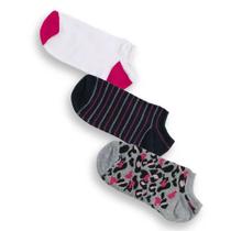 Kit C/3 Meias Dantelle sapatilha Invisível DeMillus 203006