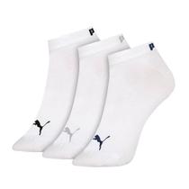 Kit c/ 3 Meias Puma Cano Curto Feminino Branco 34 a 39 Kit c/ 3 Meias Puma Cano Curto Feminino Branco 34 a 39