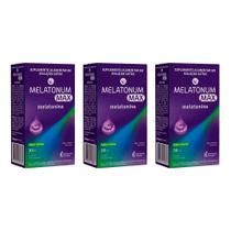 Kit c/3 Melatoninas Melatonum Max 30ml Gotas Sabor Menta Kit c/3 Melatoninas Melatonum Max 30ml Gotas Sabor Menta