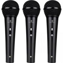 Kit C/ 3 Microfones Dinamicos Cardioide MDU201 Harmonics - KI / 3 Kit C/ 3 Microfones Dinamicos Cardioide MDU201 Harmonics - KI / 3