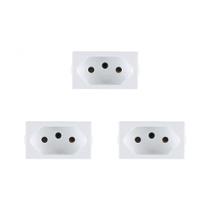 Kit C/3 - Modulo Peesa Alfa 1441 Tomada 10A