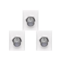Kit C/3 - Modulo Pial Pop Tomada P/Tv Lg060 Branco