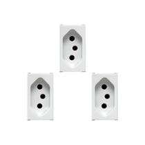 Kit C/3 - Modulo Soprano Ilus (Tomada 10A Branca) 5Ub99005