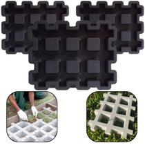 Kit c 3 Molde Concregrama Pisograma 43x33x7 Plastico p Fabricar Bloco Concreto Artefato Grama Jardim Kit c 3 Molde Concregrama Pisograma 43x33x7 Plastico p Fabricar Bloco Concreto Artefato Grama Jardim