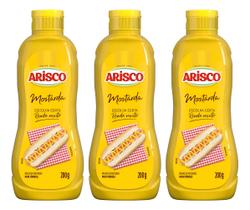 Kit C/3 Mostarda Arisco 200g
