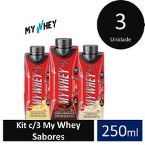Kit c/3 My Whey Sabores 250ml